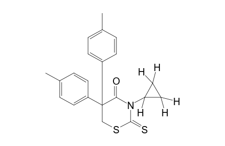 3-cyclopropyldihydro-5,5-di-p-tolyl-2-thio-2H-1,3-thiazine-2,4(3H)-dione