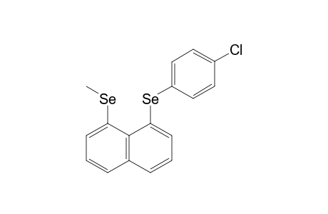 1-(METHYLSELANYL)-8-(PARA-CHLOROPHENYLSELANYL)-NAPHTHALENE