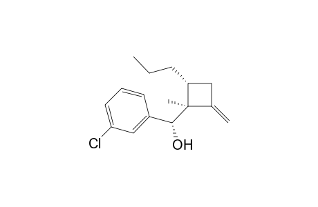 (R*,1'S*,4'R*)-(3-Chlorophenyl)(1'-methyl-2'-methylene-4'-propylcyclobutyl)methanol