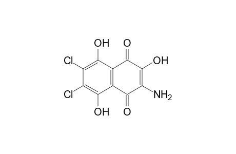 3-Amino-6,7-dichloro-2,5,8-trihydroxynaphthalene-1,4-dione