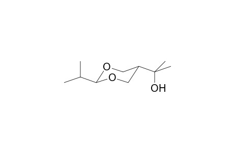 trans-5-(1-Hydroxy-1-methyl-ethyl)-2-isopropyl-1,3-dioxane