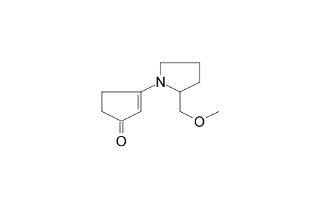 Pyrrolidine, N-(1-cyclopenten-3-one-1-yl)-2-(methoxymethyl)-