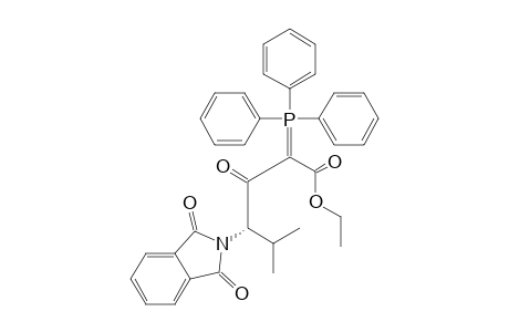 ETHYL-(4S)-5-METHYL-3-OXO-4-PHTHALIMIDO-2-TRIPHENYL-PHOSPHORANYLIDENE-HEXANOATE