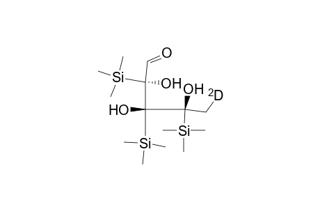 5-Deoxy-L-2,3,4-tris(trimethylsilyl)-(5-deuterio)arabinose