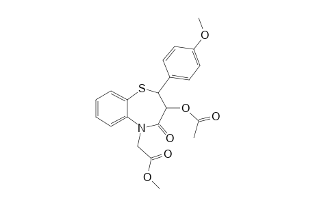 [3-Acetoxy-2-(4-methoxyphenyl)-4-oxo-3,4-dihydro-2H-benzo[B][1,4]thiazepin-5-yl]acetic acid, methyl ester