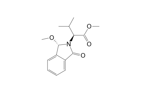 Methyl (2S,3'S)-2-(2,3-dihydro-3-methoxy-1-oxo-1H-isoindol-2-yl)-3-methylbutanoate