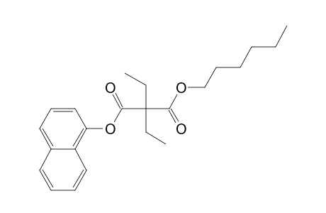 Diethylmalonic acid, hexyl 1-naphthyl ester