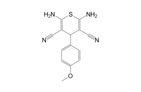 2,6-Diamino-4-(4-methoxyphenyl)-4H-thiopyran-3,5-dicarbonitrile