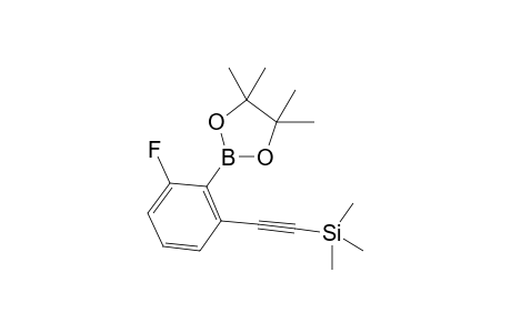 ((3-Fluoro-2-(4,4,5,5-tetramethyl-1,3,2-dioxaborolan-2-yl)phenyl)ethynyl)trimethylsilane