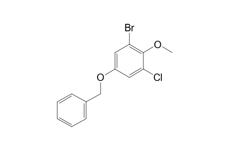 4-Benzyloxy-2-bromo-6-chloro-1-methoxybenzene