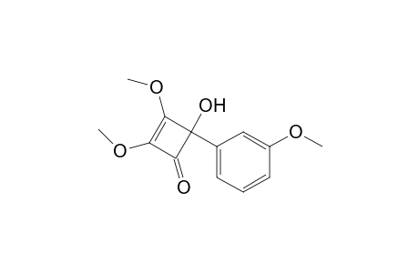 4-Hydroxy-2,3-dimethoxy-4-(3-methoxyphenyl)cyclobutenone