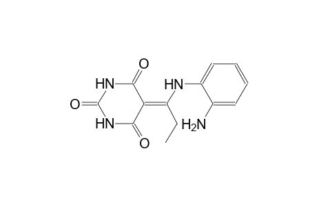 5-[1-(2-Aminoanilino)propylidene]-2,4,6(1H,3H,5H)-pyrimidinetrione