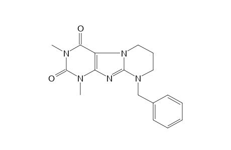 9-benzyl-1,3-dimethyl-6,7,8,9-tetrahydropyrimido[2,1-f]purine-2,4(1H,3H)-dione