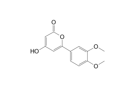 4-HYDROXY-6-(3,4-DIMETHOXYPHENYL)-2-PYRONE