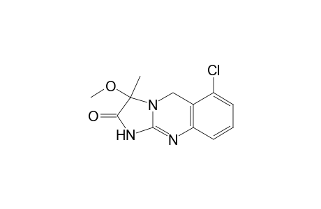 Imidazo[2,1-b]quinazolin-2(3H)-one, 6-chloro-1,5-dihydro-3-methoxy-3-methyl-