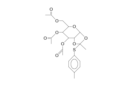 3,4,6-Tri-O-acetyl-1,2-endo-O-P-methylthiophenoxy-ethylidene-A-D-glucopyranose