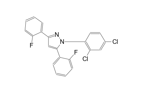 1-(2,4-dichlorophenyl)-3,5-bis(2-fluorophenyl)-1H-pyrazole