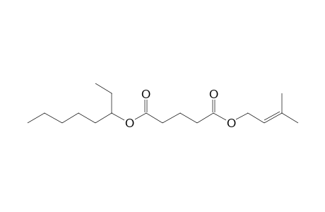 Glutaric acid, 3-methylbut-2-en-1-yl 3-octyl ester