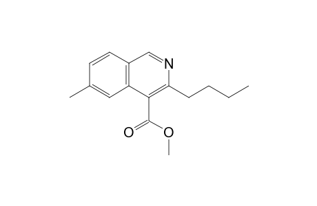 Methyl 3-Butyl-6-methylisoquinoline-4-carboxylate