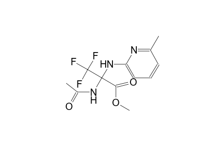 methyl 2-(acetylamino)-3,3,3-trifluoro-2-[(6-methyl-2-pyridinyl)amino]propanoate