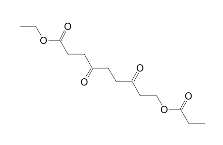 4,7-dioxo-9-hydroxynonanoic acid, ethyl ester, propionate