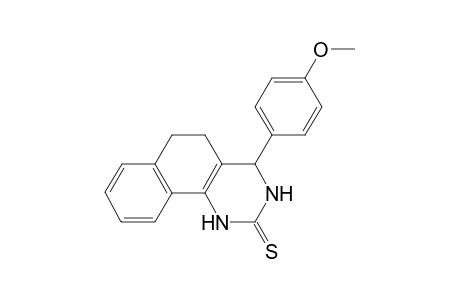 4-(4-Methoxyphenyl)-3,4,5,6-tetrahydrobenzo[h]quinazoline-2(1H)-thione