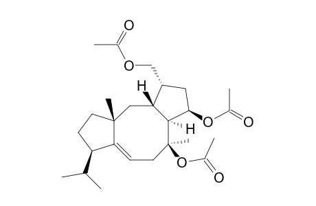 (1R,3R,3as,4S,7R,9ar,10Ar,Z)-1-(acetoxymethyl)-7-isopropyl-4,9A-dimethyl-1,2,3,3A,4,5,7,8,9,9A,10,10A-dodecahydrodicyclopenta[A,D][8]annulene-3,4-diyl diacetate