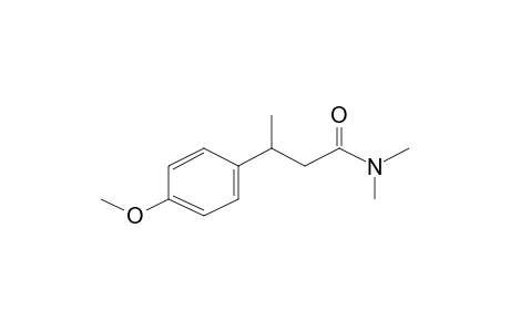 Benzenepropanamide, 4-methoxy-N,N,.beta.-trimethyl-