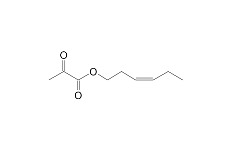 Propanoic acid, 2-oxo-, 3-hexenyl ester, (Z)-