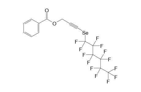 3-[(1,1,2,2,3,3,4,4,5,5,6,6,6-tridecafluorohexyl)selanyl]prop-2-yn-1-yl benzoate