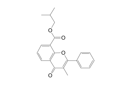 8-Carboxy-3-methylflavone, 2-methylpropyl ester