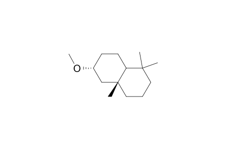 (+/-)-1,2,3,4,4A,5,6,7,8,8A-ALPHA-DECAHYDRO-6-ALPHA-METHOXY-1,1,4A-BETA-TRIMETHYLNAPHTHALENE