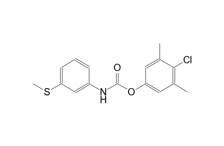 (3-Methylsulfanylphenyl)carbamic acid, 4-chloro-3,5-dimethylphenyl ester