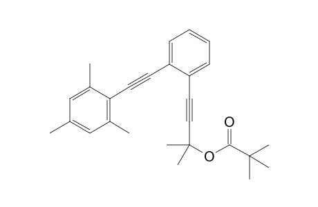 4-(2-(mesitylethynyl)phenyl)-2-methylbut-3-yn-2-yl pivalate