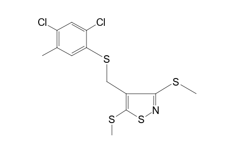 3,5-bis(methylthio)-4-{[(4,6-dichloro-m-tolyl)thio]methyl}isothiazole