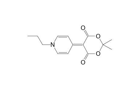 5-(1-Propyl-1,4-dihydropyridin-4-ylidene)-2,2-dimethyl-1,3-dioxan-4,6-dione