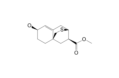 METHYL-(3R*,6R*,8AR*,10R*)-3,4,7,8-TETRAHYDRO-6-HYDROXY-6H-3,8A-ETHANO-1H-2-BENZOTHIOPYRAN-10-CARBOXYLATE