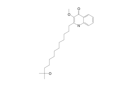 2-(12-HYDROXY-12-METHYLTRIDECANYL)-3-METHOXY-4-QUINOLONE