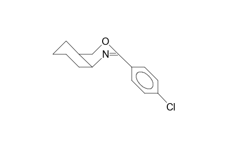 trans-2-(4-Chloro-phenyl)-4,5-tetramethylene-dihydro-1,3-oxazine