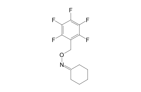 Cyclohexanone oxime, o-[(pentafluorophenyl)methyl]-