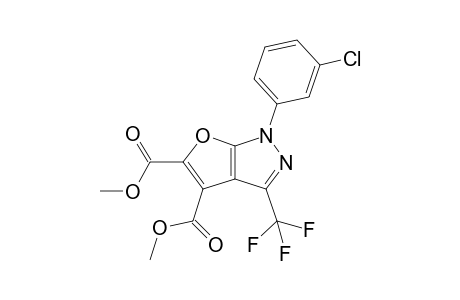 Dimethyl 1-(3-chlorophenyl)-3-(trifluoromethyl)-1H-furo[2,3-c]pyrazole-4,5-dicarboxylate