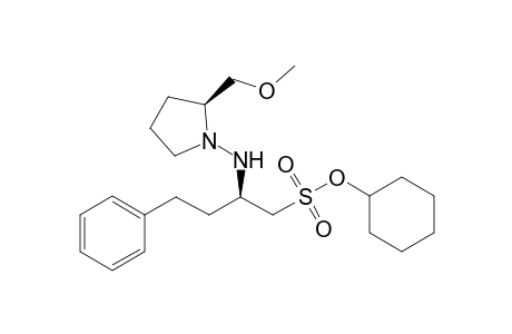 (2R)-2-[[(2S)-2-(methoxymethyl)-1-pyrrolidinyl]amino]-4-phenyl-1-butanesulfonic acid