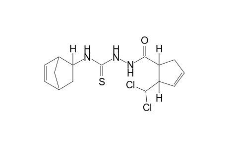 1-{[2-(dichloromethyl)-3-cyclopenten-1-yl]carbonyl}-4-(5-norbornen-2-yl)-3-thiosemicarbazide