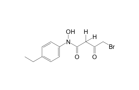 4-bromo-N-(p-ethylphenyl)acetoacetohydroxamic acid
