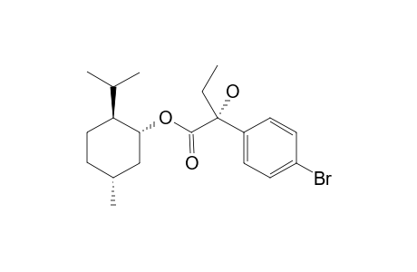 (1R,2S,5R)-5-Methyl-2-(1-methylethyl)cyclohexyl (2R)-2-(4-bromophenyl)-2-hydroxybutanoate