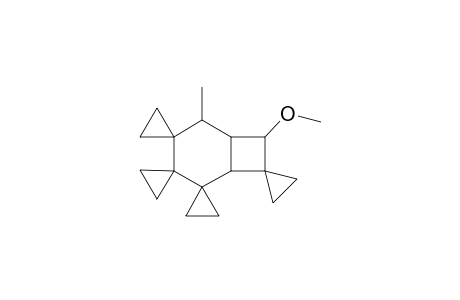 Tetraspiro[bicyclo[4.2.0]octane-2,1':3,1'':4,1''':5,1''''-tetrakiscyclopropane], 1-methoxy-6-methyl-, cis-