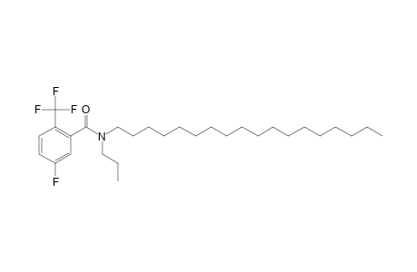 Benzamide, 5-fluoro-2-trifluoromethyl-N-propyl-N-octadecyl-