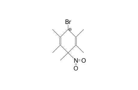 4-Bromo-pentamethyl-nitro-benzenium cation