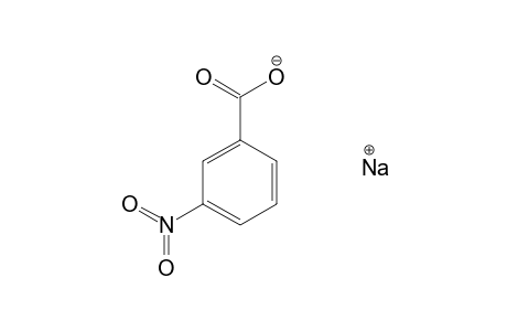 m-nitrobenzoic acid, sodium salt