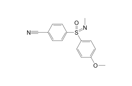 4-(4-Methoxy-N-methylphenylsulfonimidoyl)benzonitrile